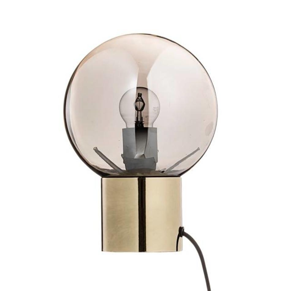 Table lamp bulb - silver glass