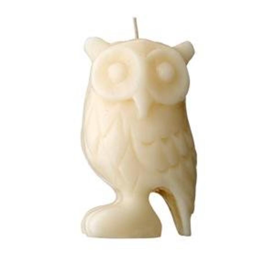 Vanilla scented candle owl