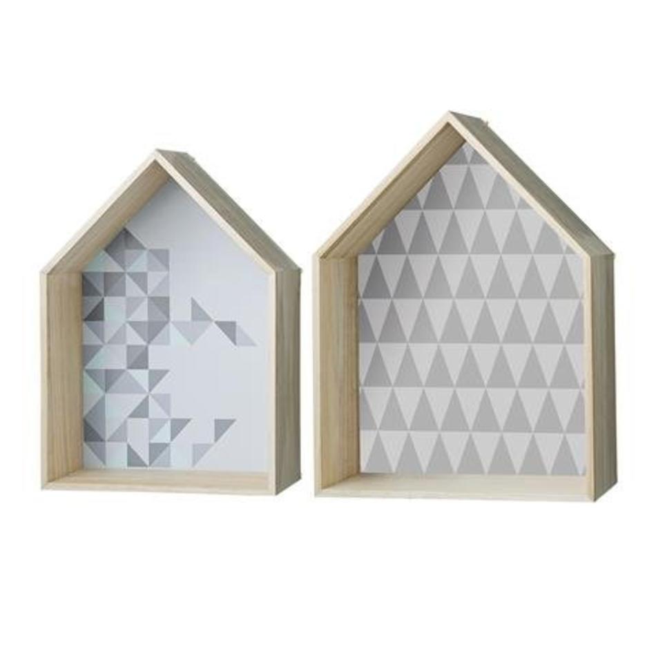 Wall display house - set of 2 pieces