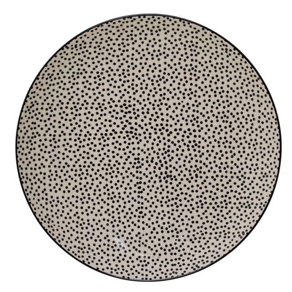 Dinner plate Julie dots