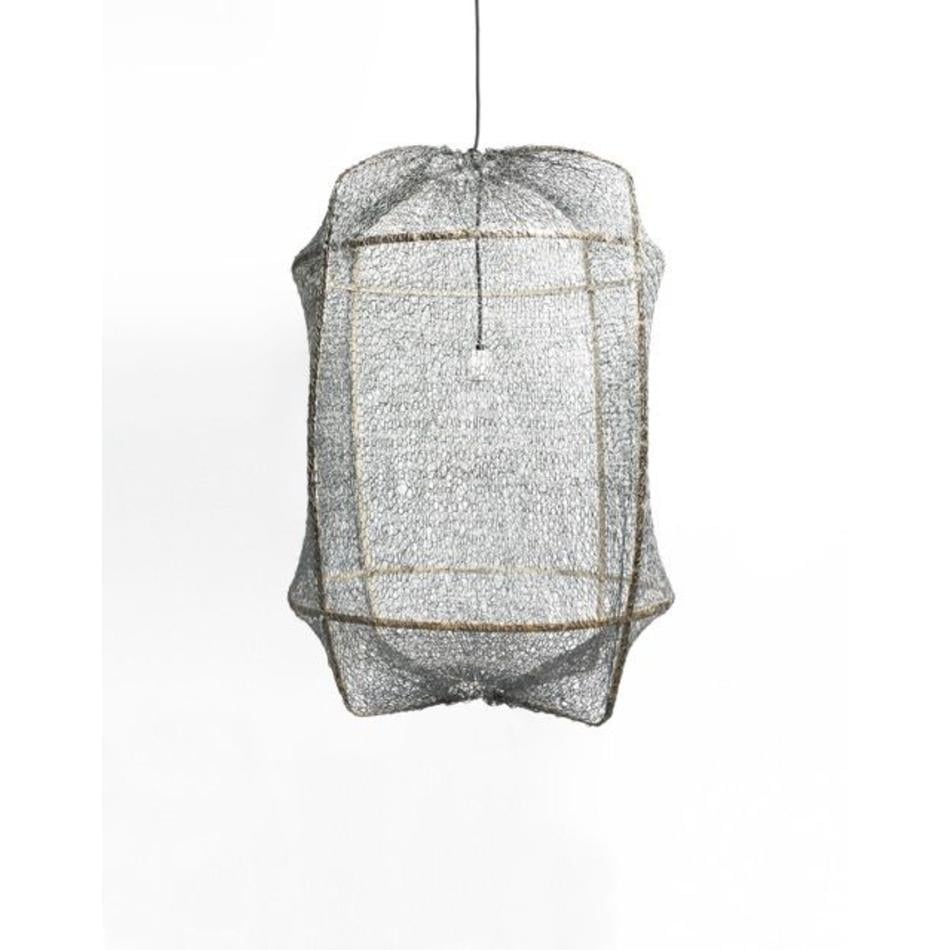 Ay illuminate - lamp - Z1 - black frame - grey sisal net