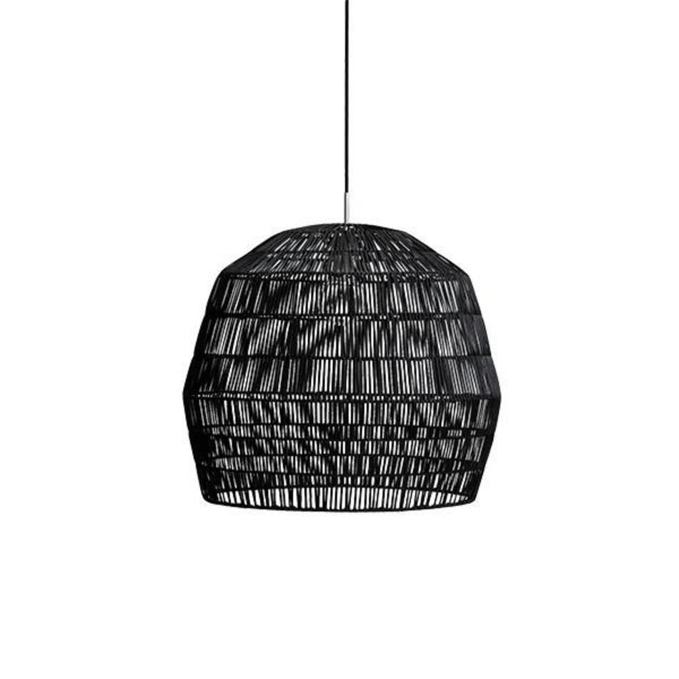 Rotan hanglamp - Nama 2 - zwart