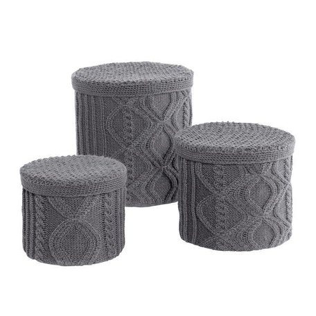Storage knitted - Grey - 35 cm
