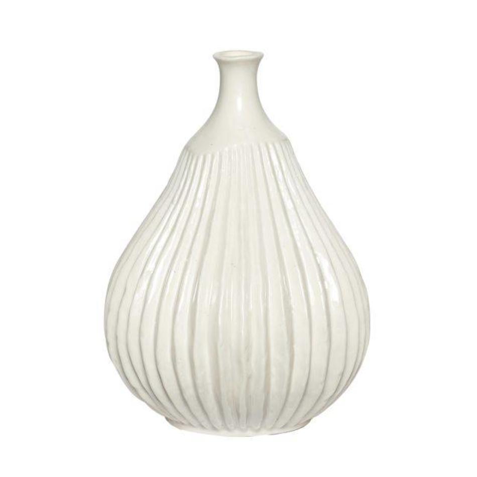 Porcelain vase Imperfect - White