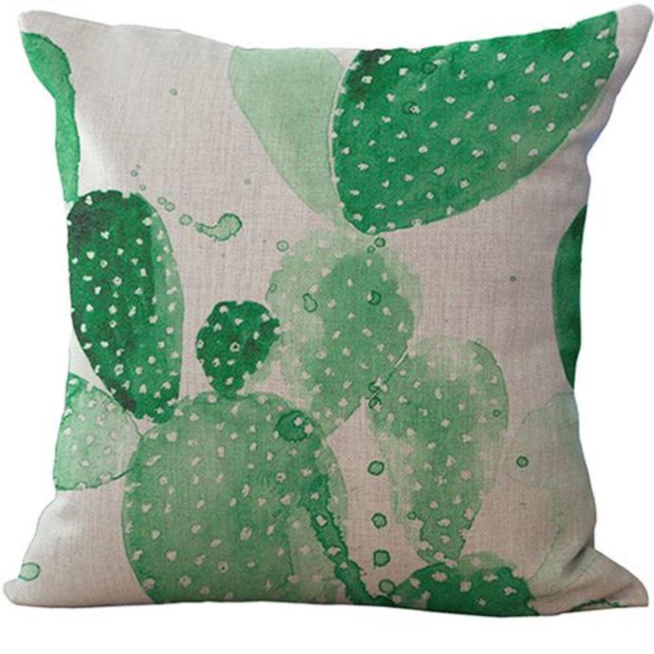 Cushion cover Cactus green