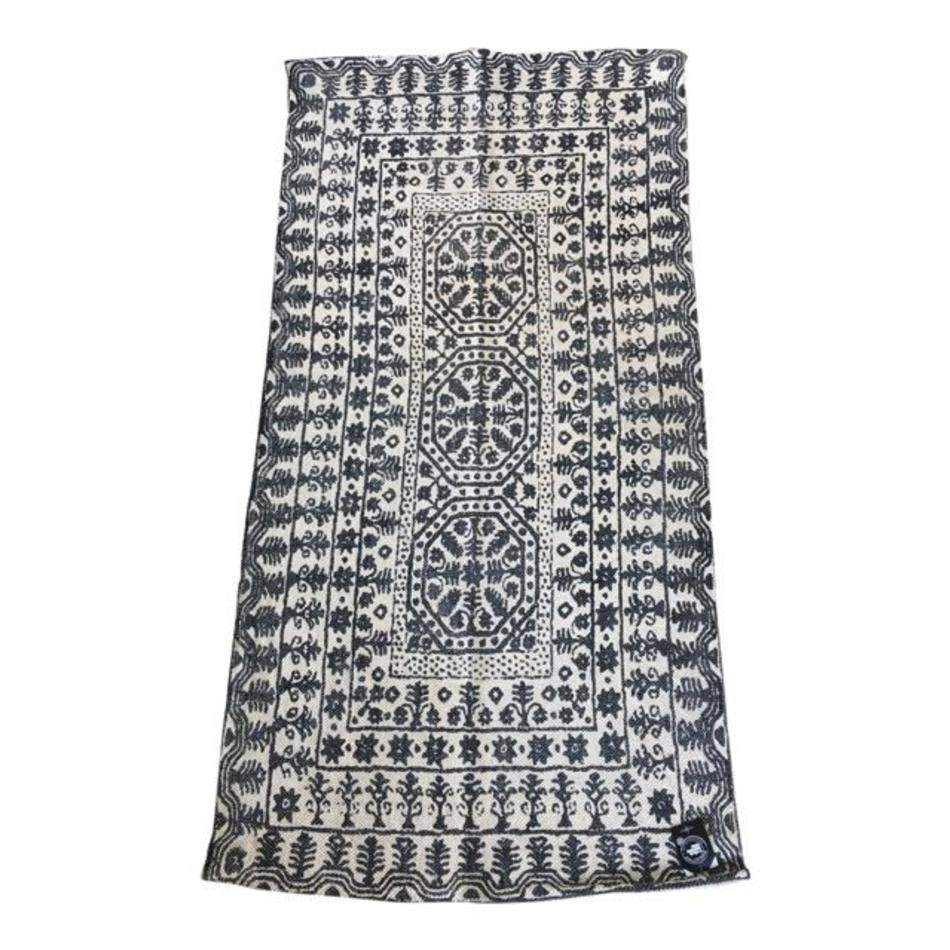 Vloerkleed Aztec zwart