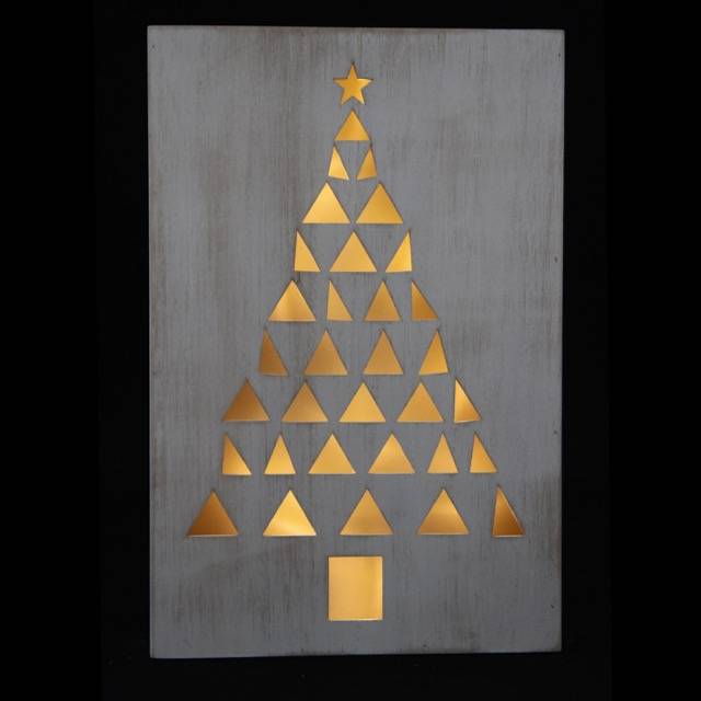 Whitewash frame christmas tree Mica Decorations Livv Lifestyle