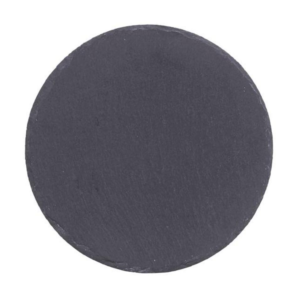 Round slate serving plate 20 cm