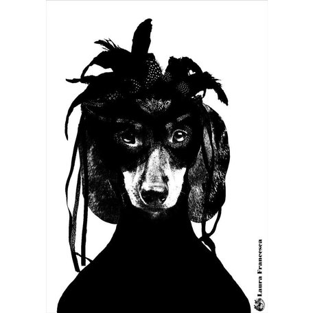 A4 black poster - Laura Francesca