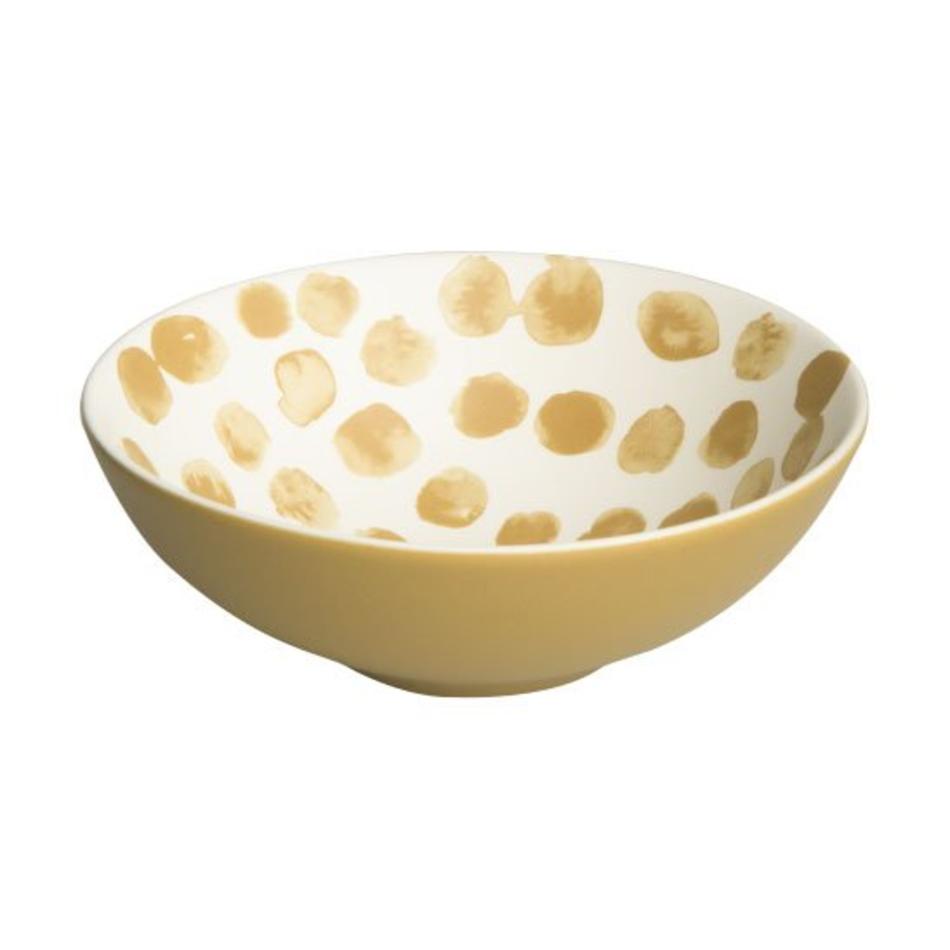 Dish Ruka saffran - irregular dots