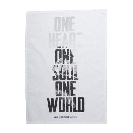 Set of 2 tea towels One world