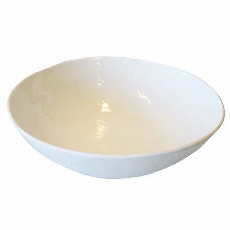 Urban nomad bowl - white ceramic - Ø 23.9 cm