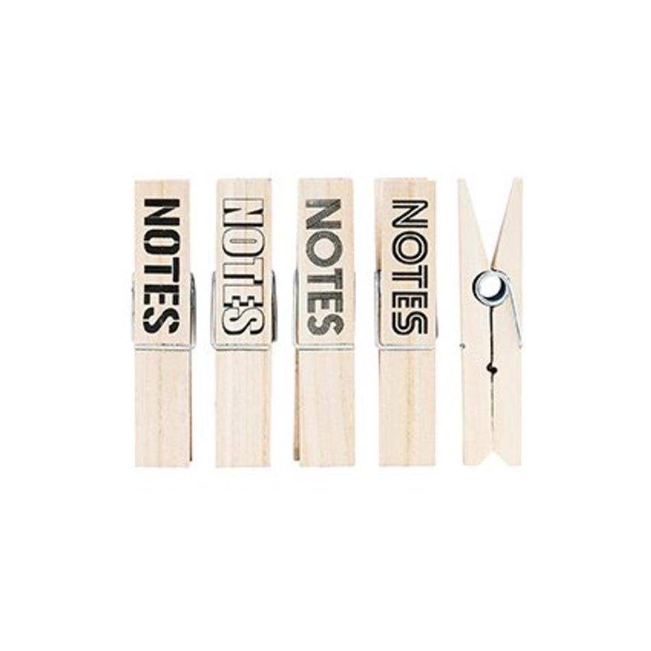 Wooden pegs - Notes
