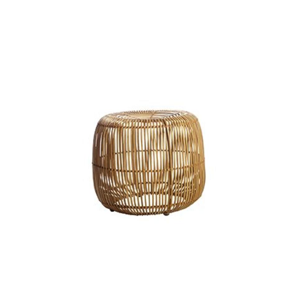 Rattan pouf Modern - natural