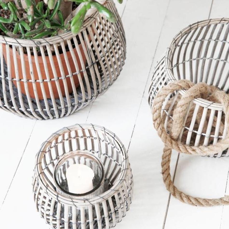 Set of 3 baskets - Nest - round