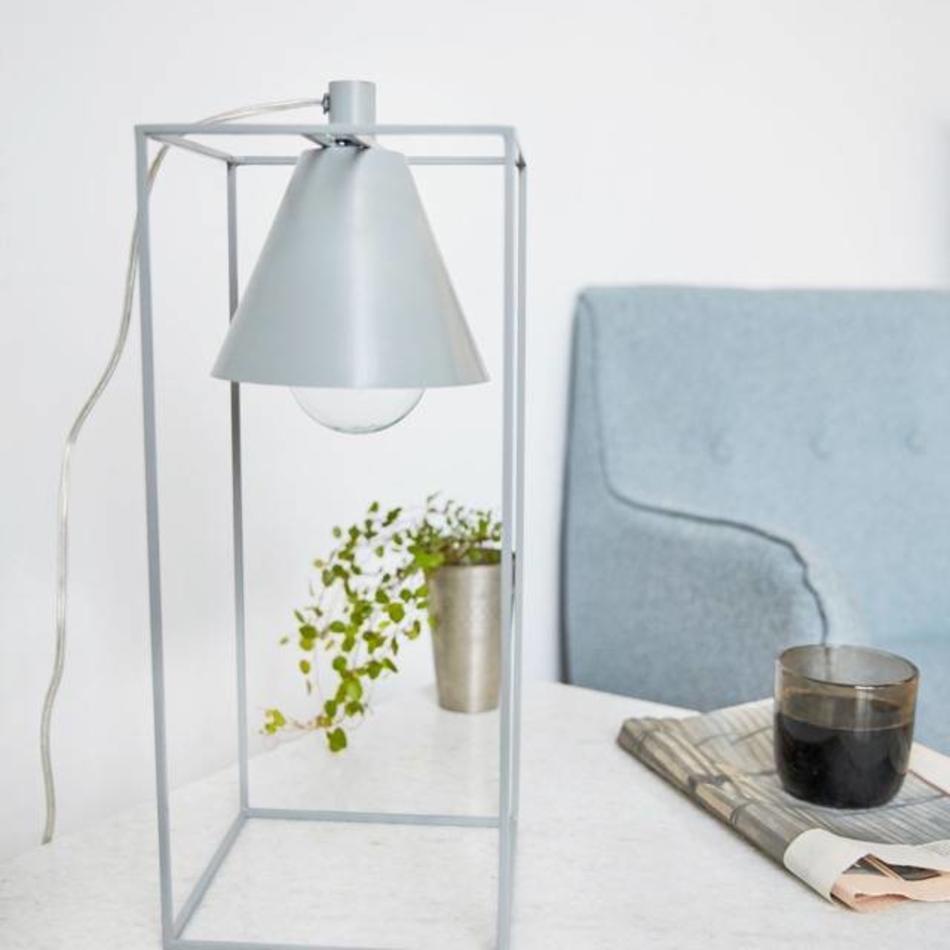 Table lamp Kubix - grey