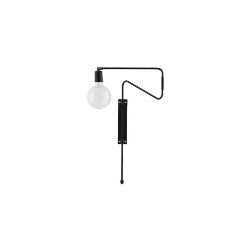 Wall lamp Swing - black - 35 cm