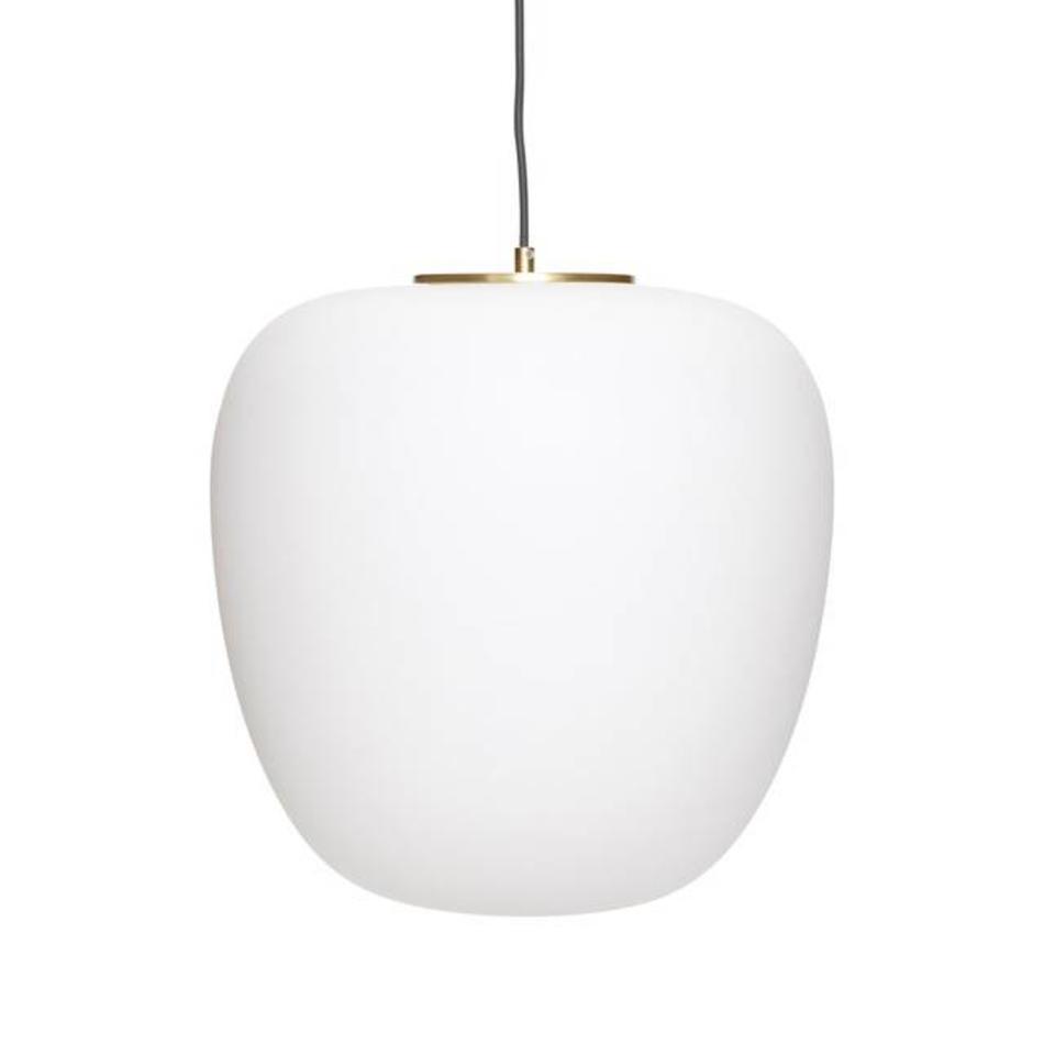 Hanglamp wit glas