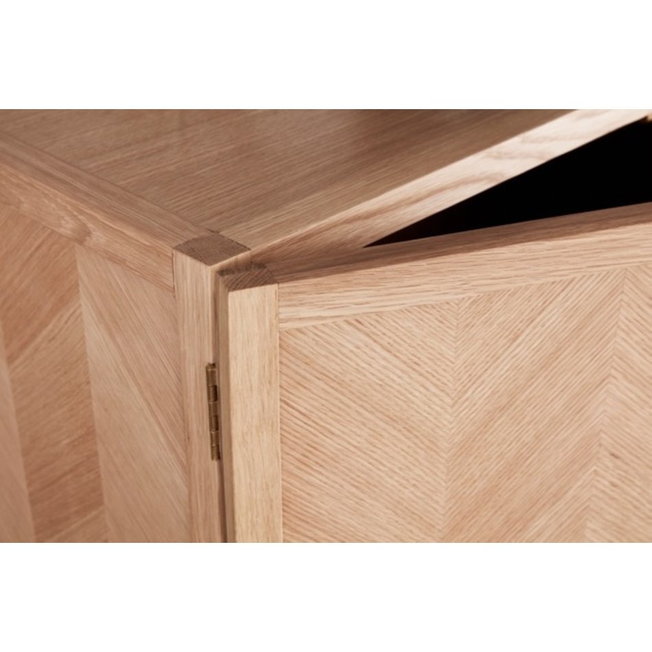 Hübsch Interior - Shoe cabinet with herringbone look