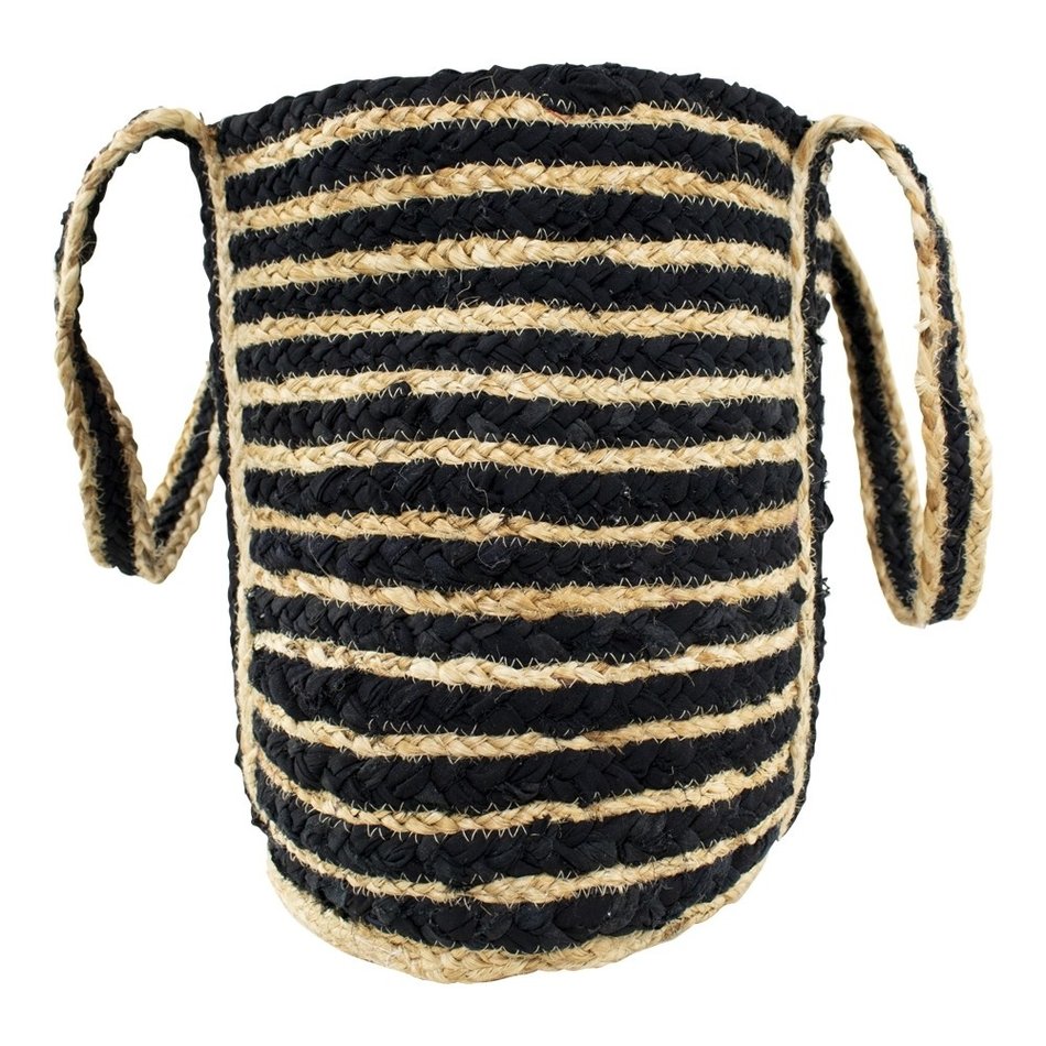 Burlab bag - Striped - Black