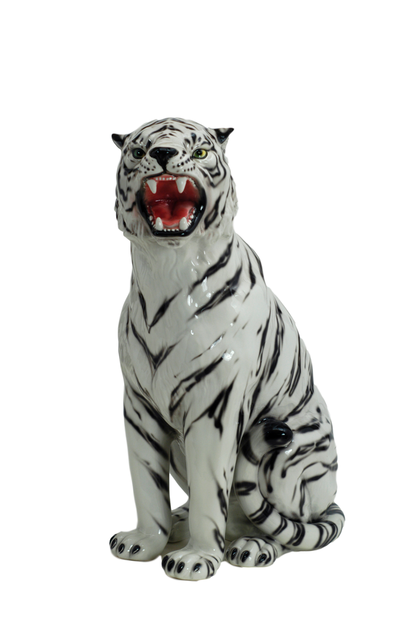 prototype verhaal Belangrijk nieuws Keramiek tijger beeld - Witte tijger - Livv Lifestyle