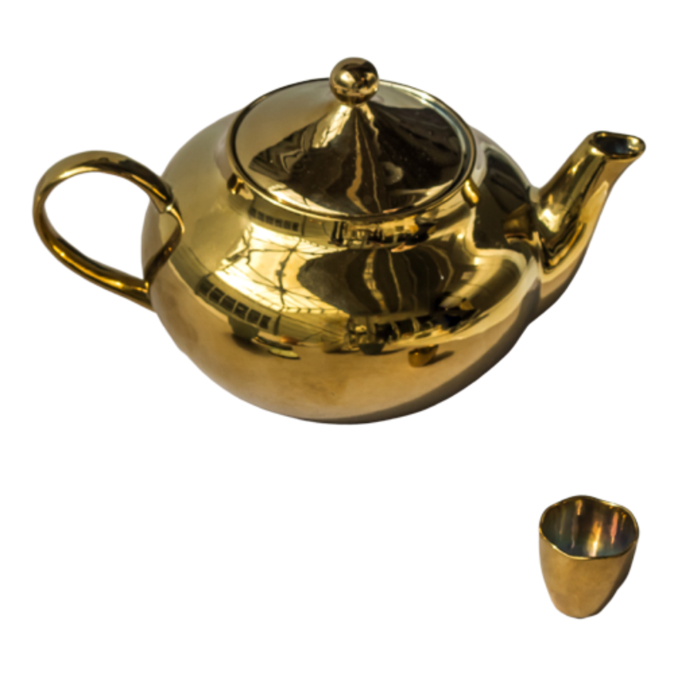 Goodmorning teapot - Gold