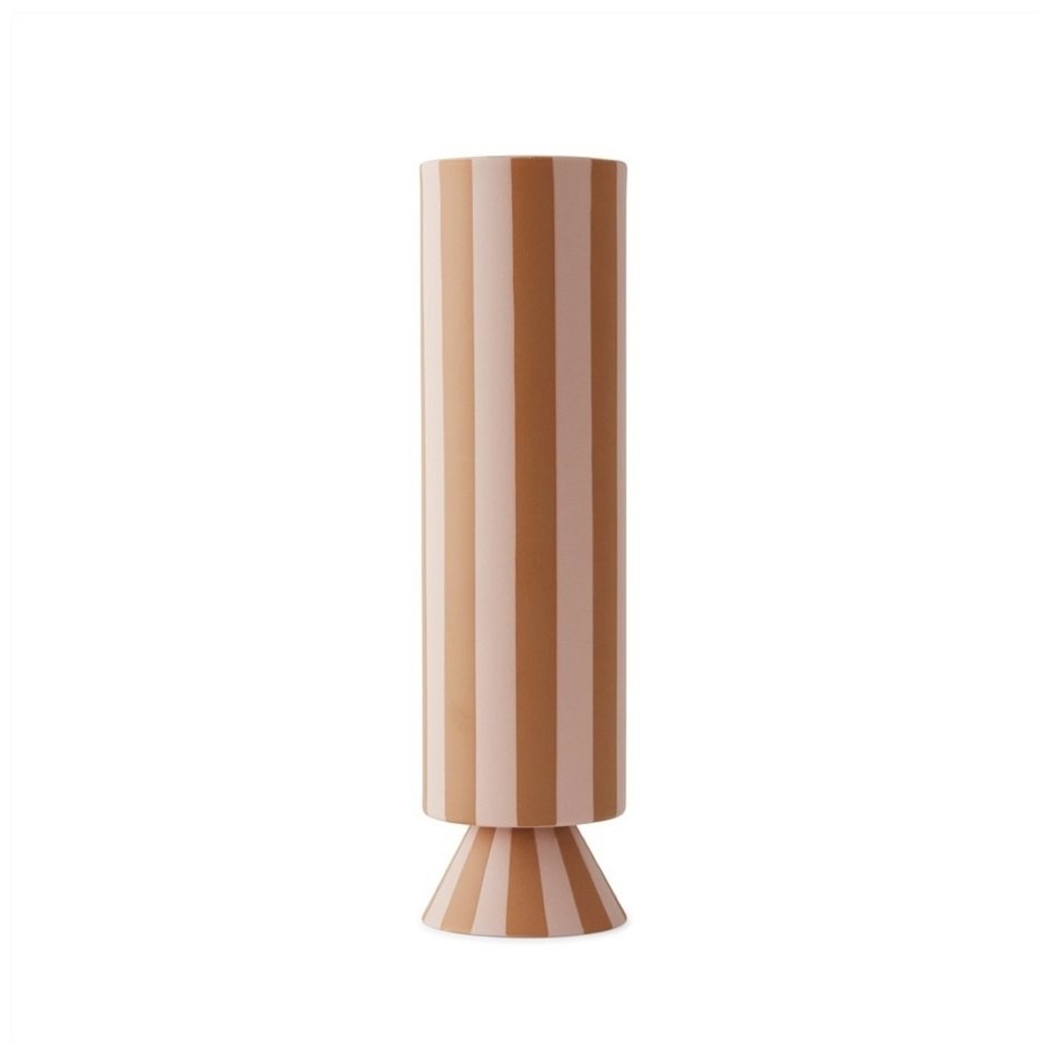 Toppu vase high - Pink / Caramel