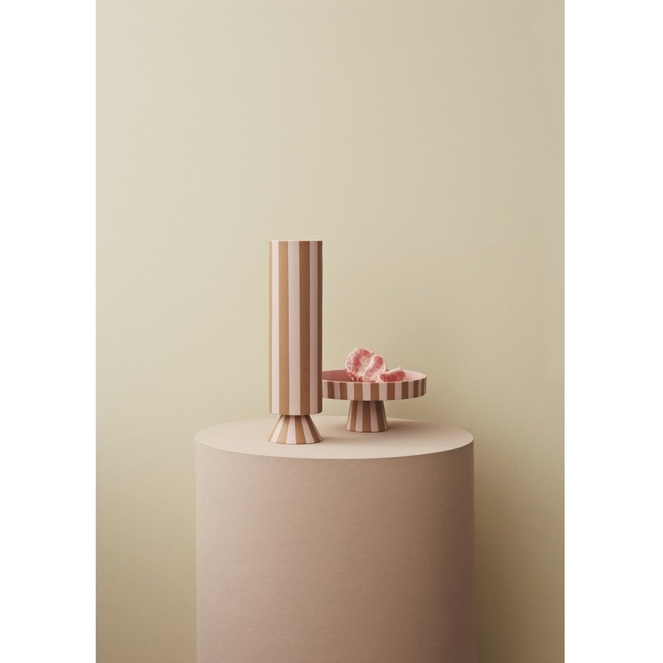 Toppu vase high - Pink / Caramel