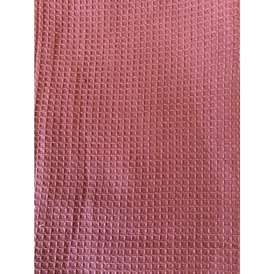 Theedoek wafel - Roze / rood