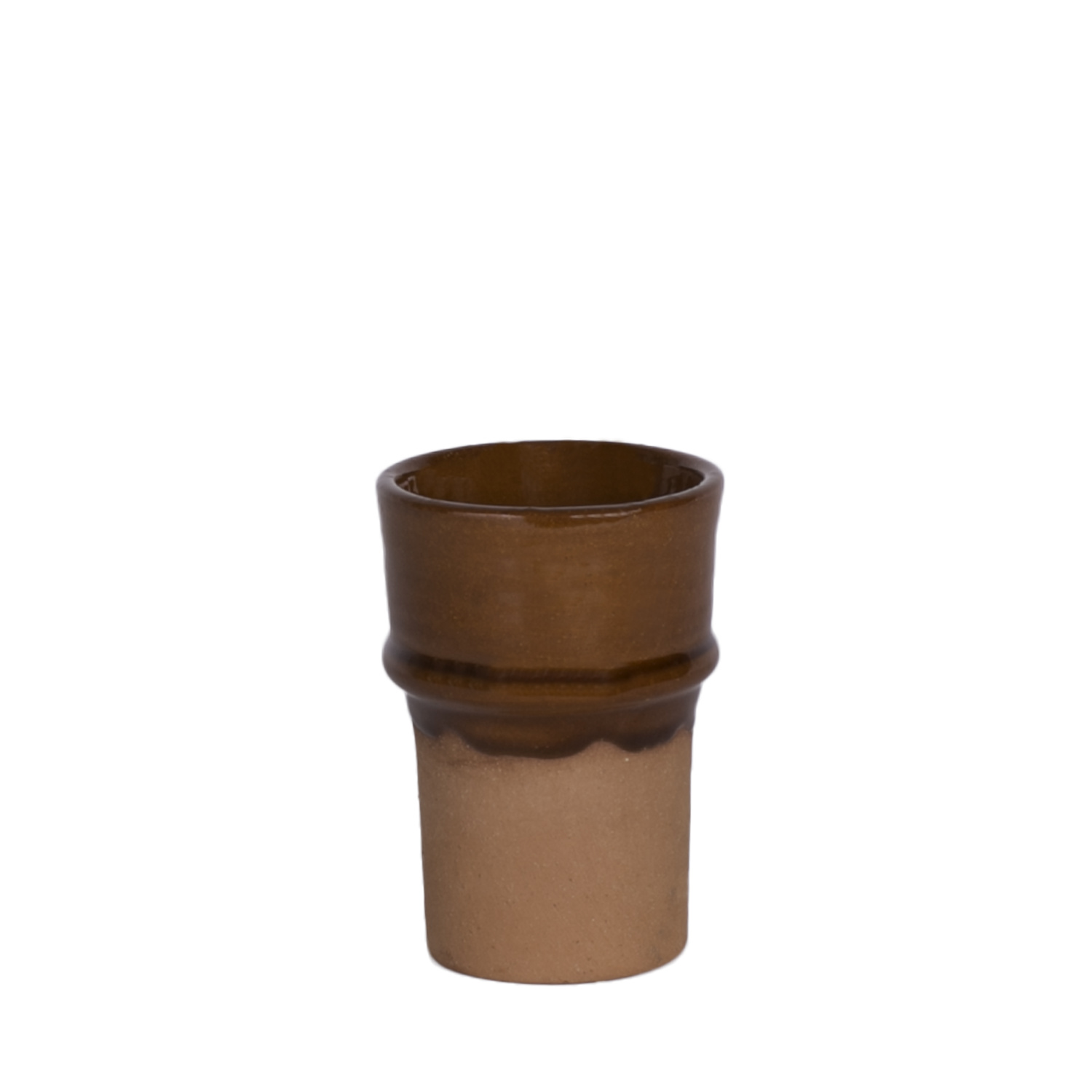 Jet Tien louter Marokkaanse aardewerk beker - Terracotta - Livv Lifestyle