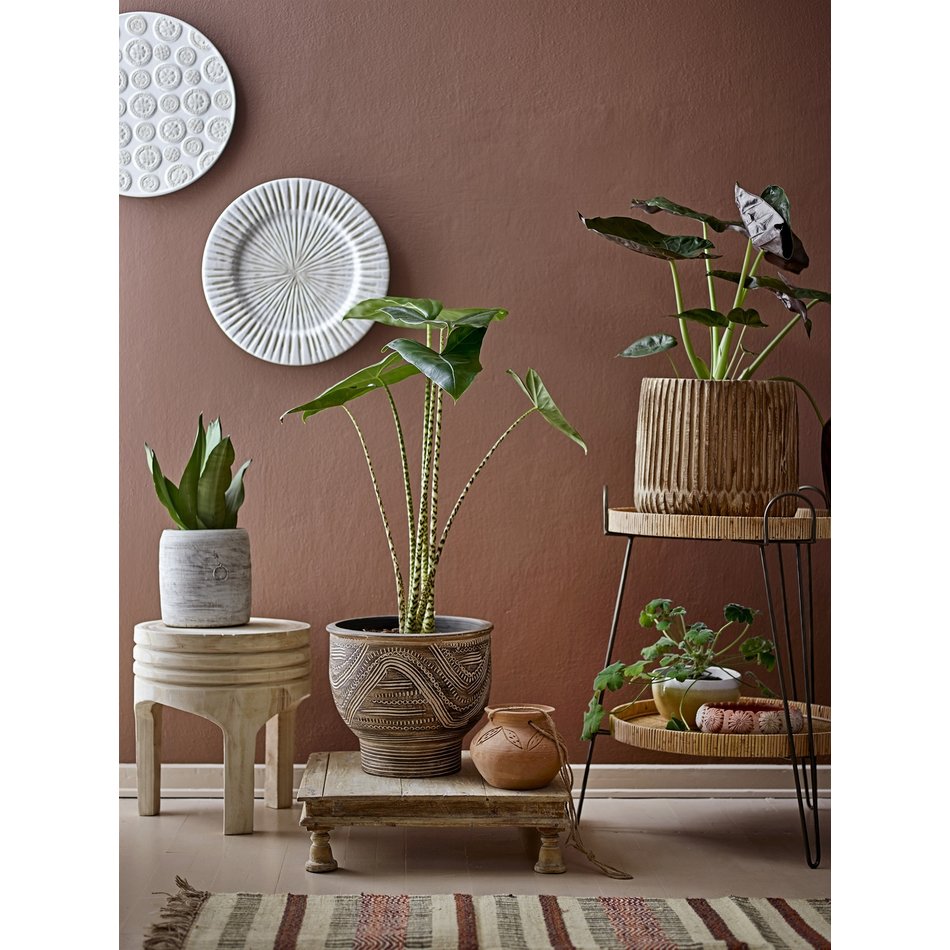 Deco  flowerpot - Brown