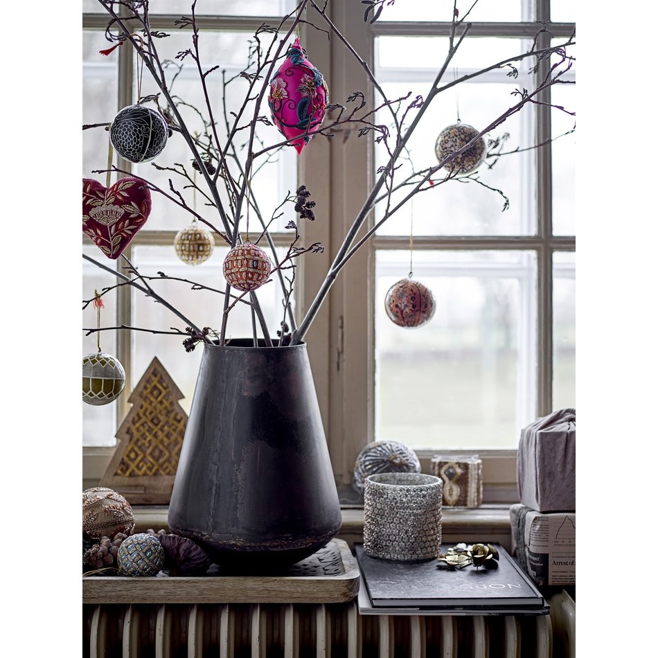 Papier mache kerstballen Handbeschilderde Nordic kerstdecoratie Livv Lifestyle