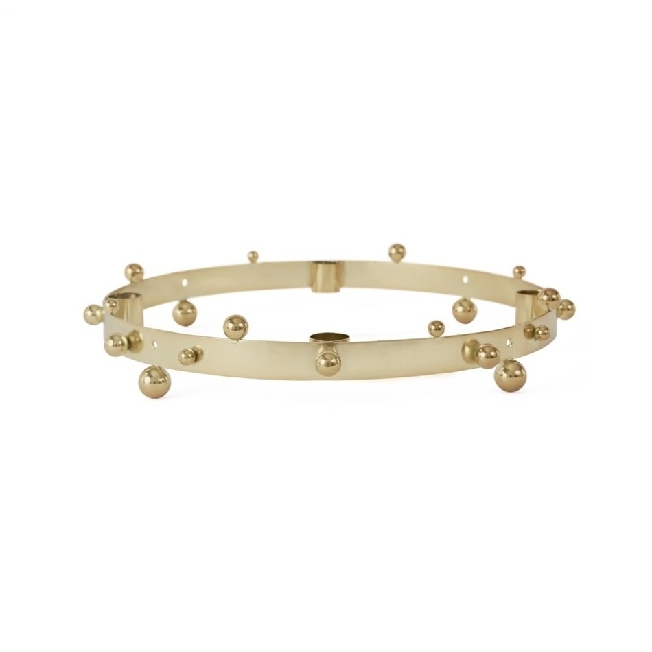 Pearl - Candle holder - Brass