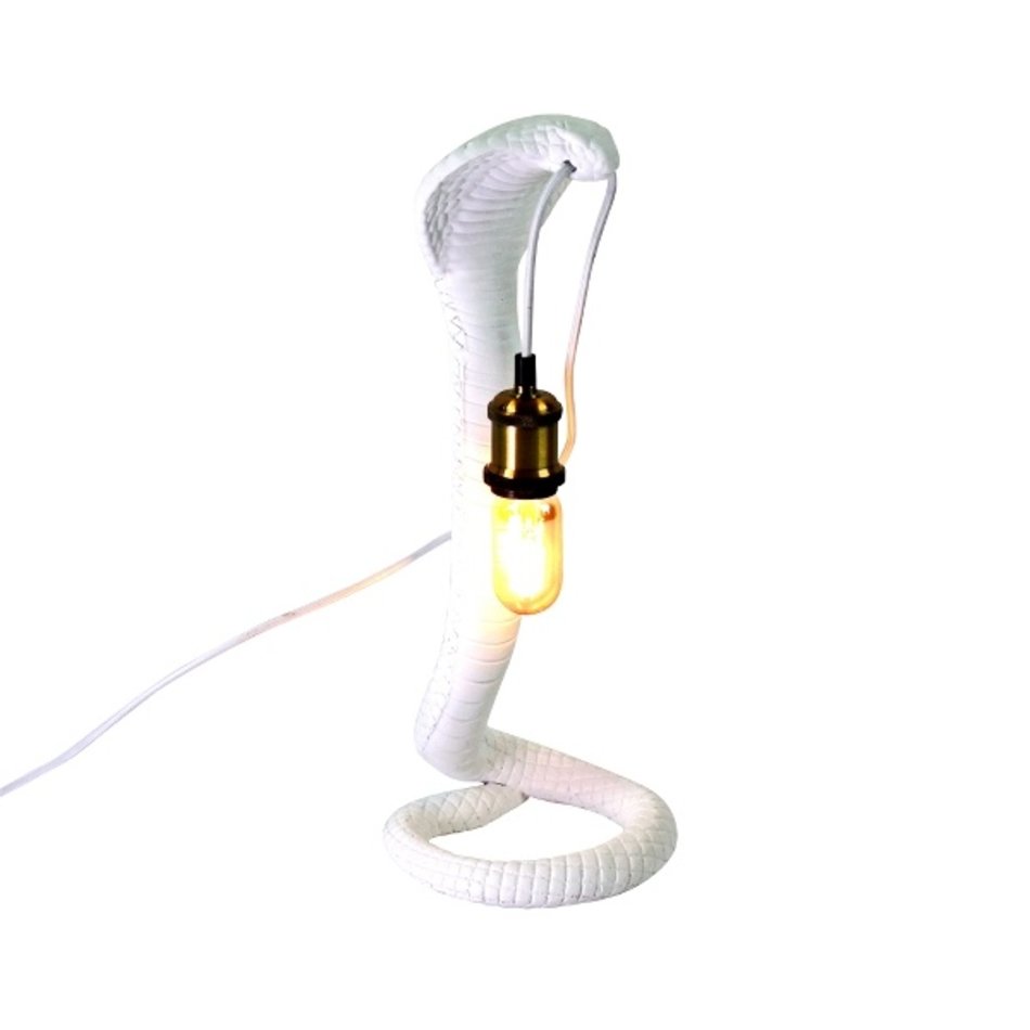 Cobra Table Lamp Cleo - White