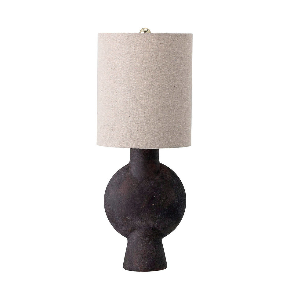 Table lamp Sergio - Black / Brown - Stoneware