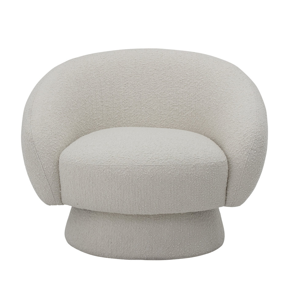 Lounge chair Ted - White