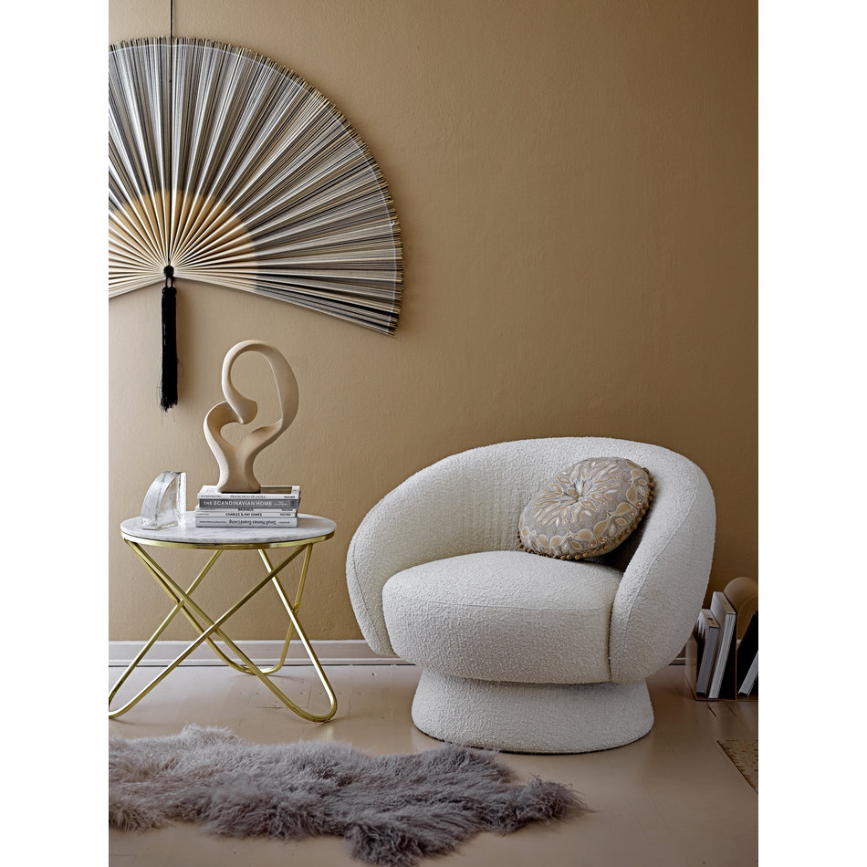 Lounge chair Ted - White