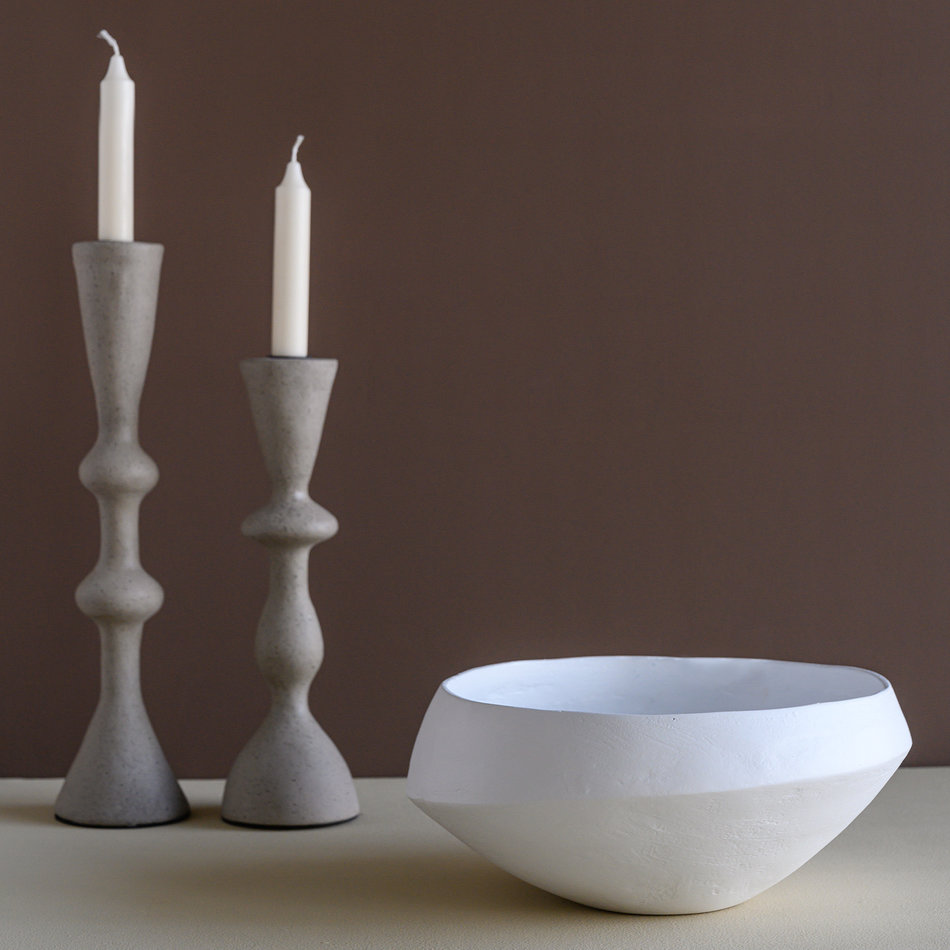 Decorative bowl - Artistic - White