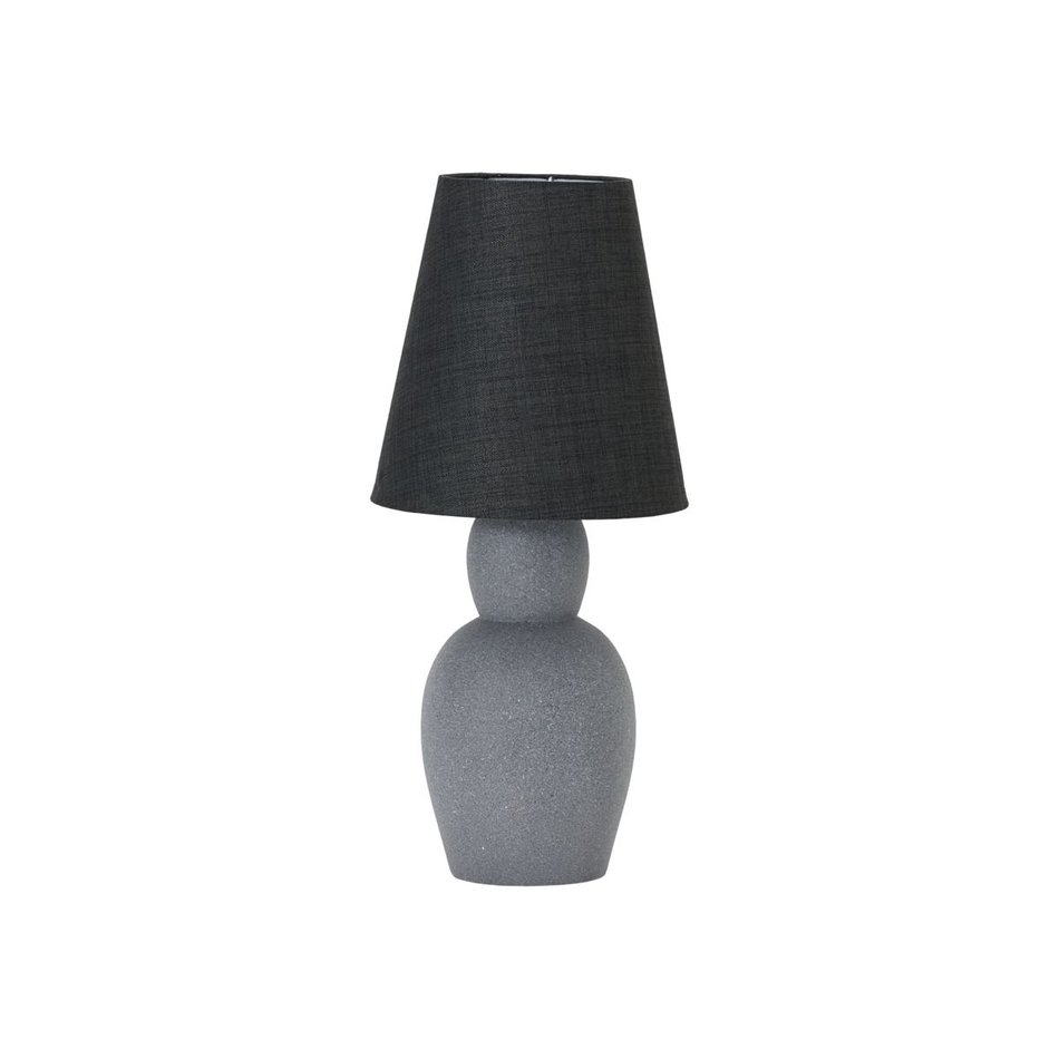 Table lamp Orga - Lampshade linen / Grey
