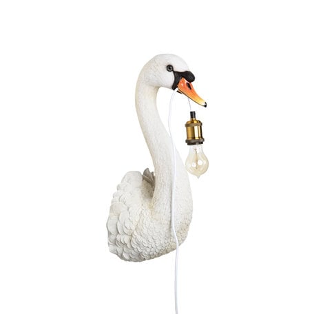 Wall lamp - White swan