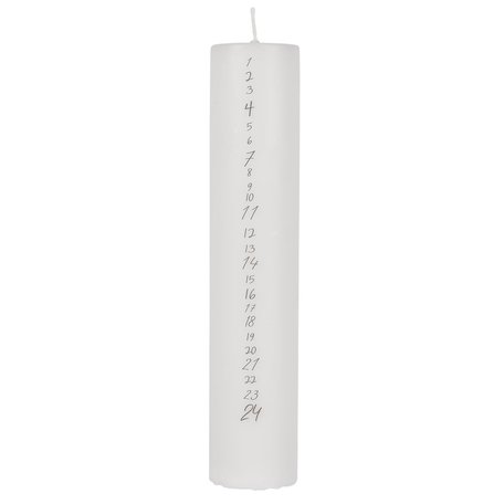 Advent candle - White