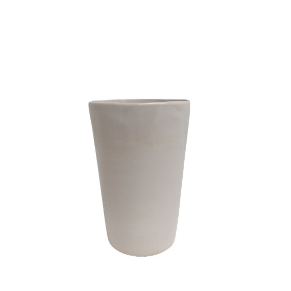 Ceramic cup - White