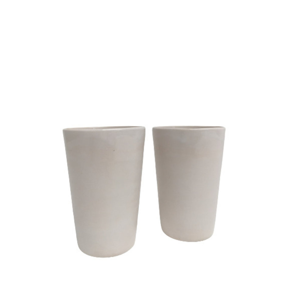 Ceramic cup - White