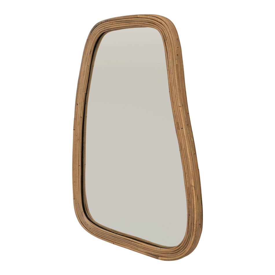 Bamboo mirror - Natural - Large