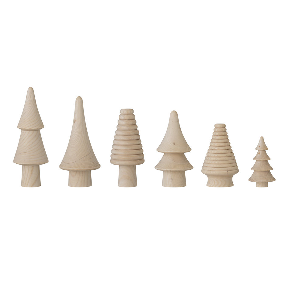 Deco tree Rias - Wood - 6 pcs