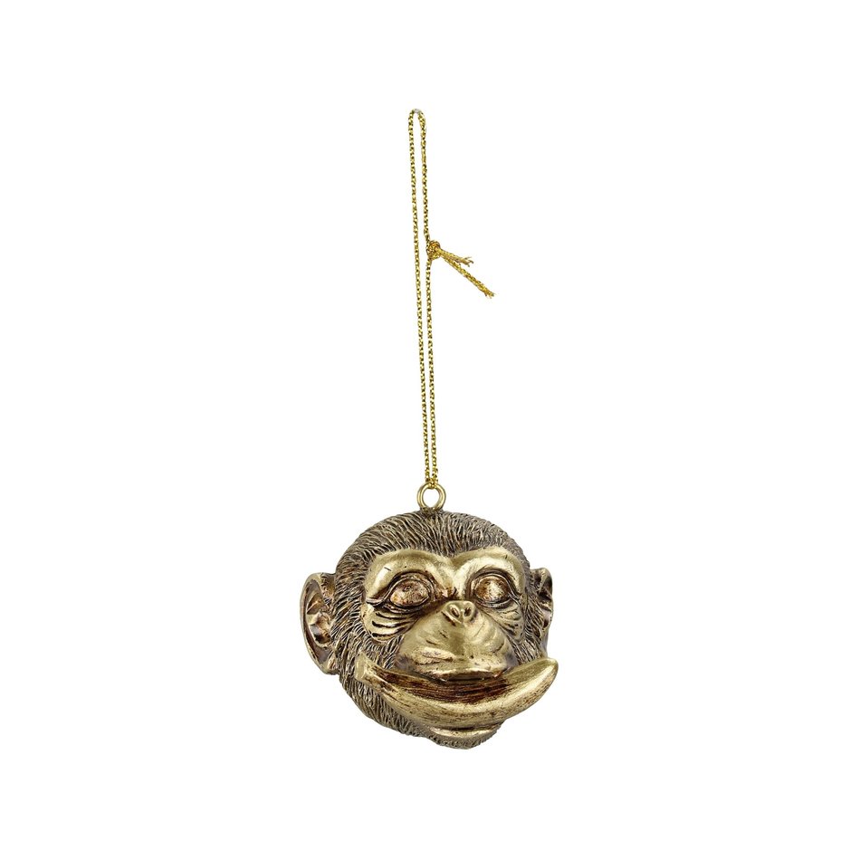 Christmas ornament - Monkey - Shut up