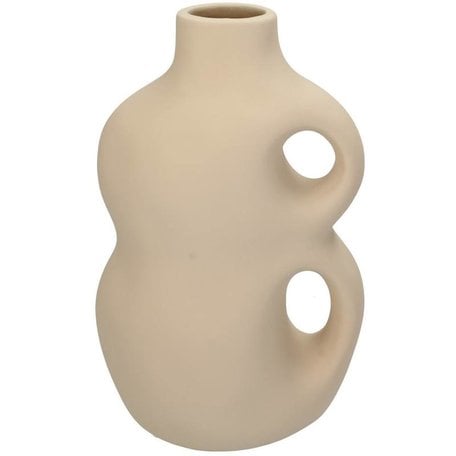 Organic vase - Earthenware - Beige