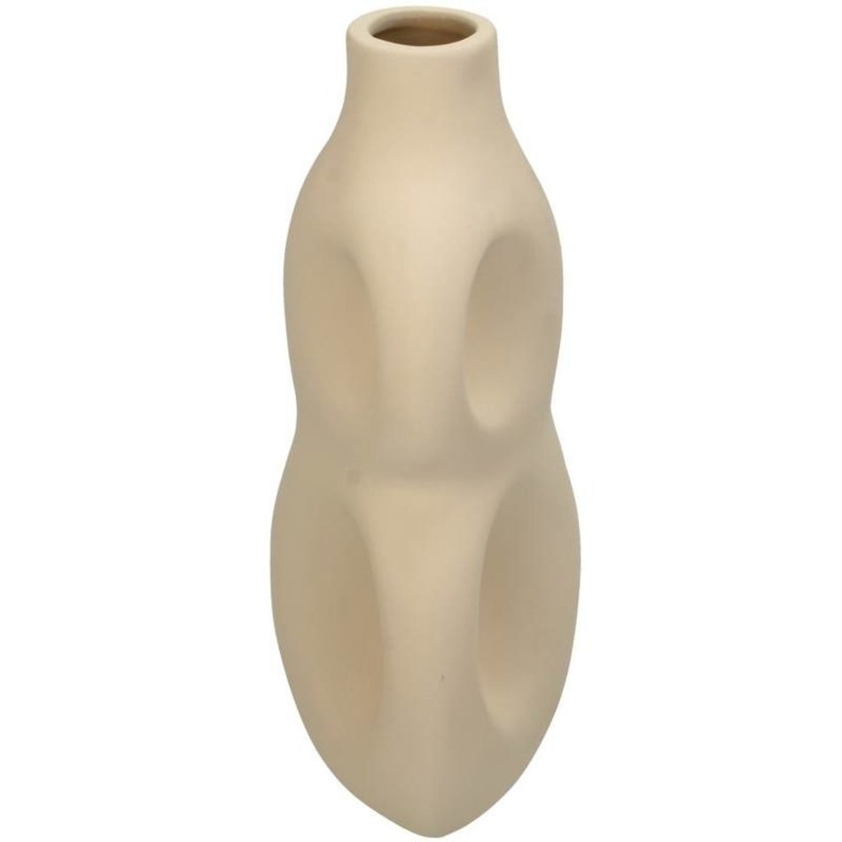 Organic vase - Earthenware - Beige
