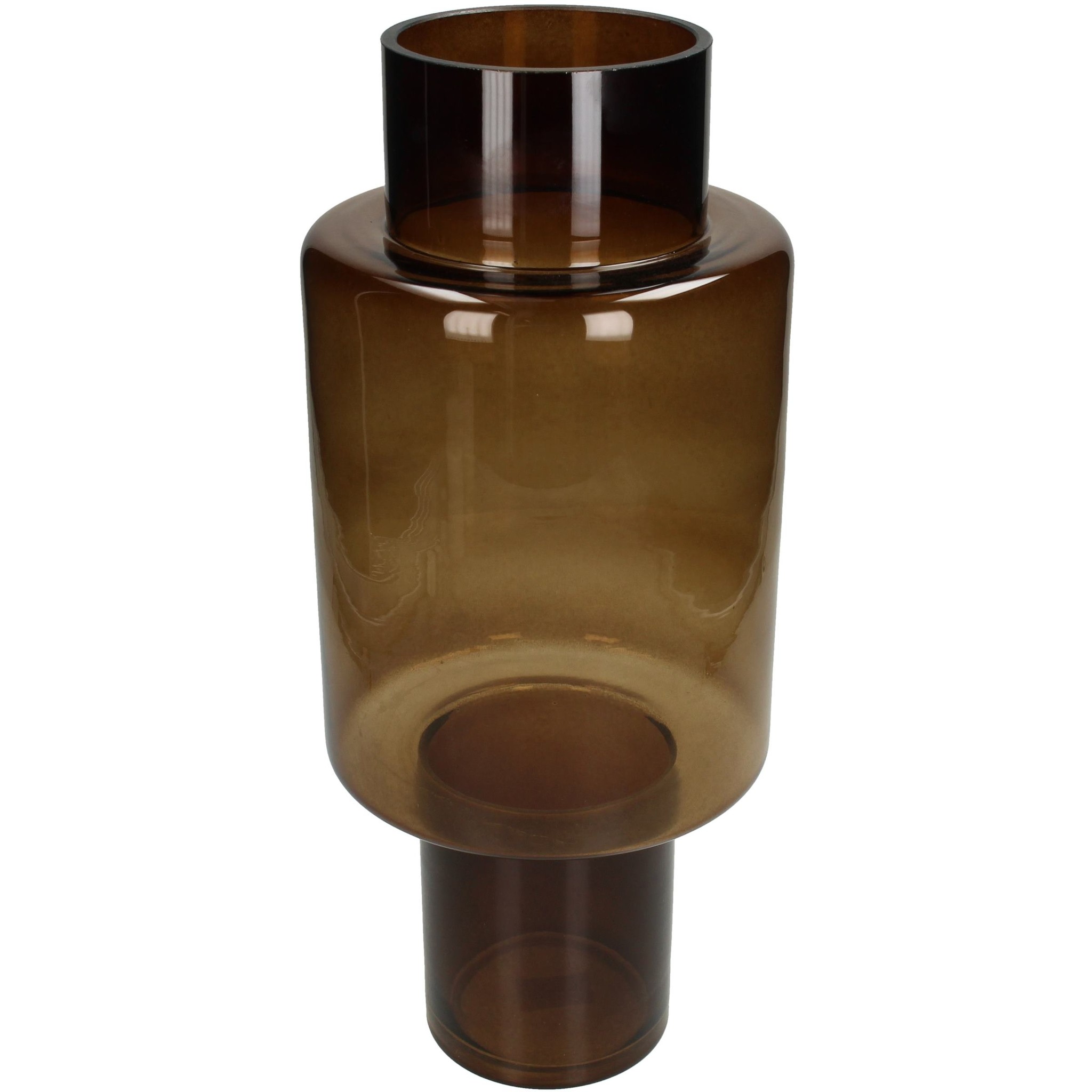 Vaas glas Bruin / Trendy bruine