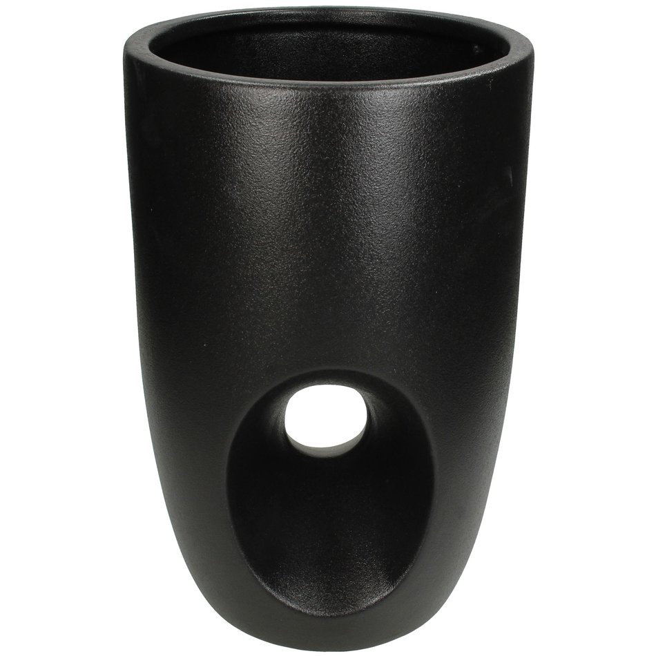 Design  pot  - Black - H 34 cm